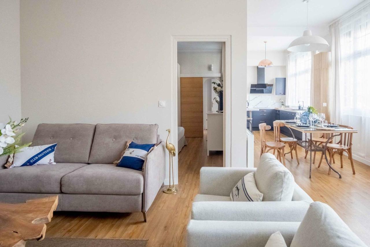 Elegant Appartement En Plein Coeur De Cabourg - Les Locations De Proust エクステリア 写真